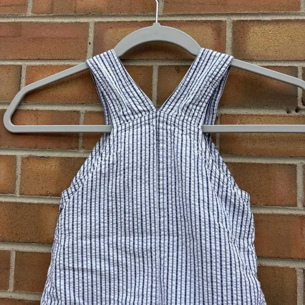 Vintage Disneyland Pinstripe Tigger Overall Shortall Sz 24 Mos Winnie The Pooh